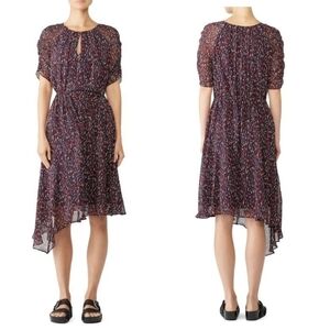 JOIE nancilea asymmetric silk dress